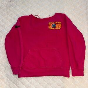 Pink Graphic Jeep Sweatshirt